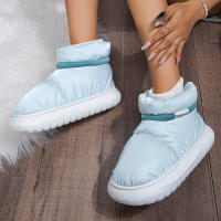Botas De Nieve Para Mujer Invierno Calientes Algodón Acolchadas Suela Gruesa Impermeables Antideslizantes Plataforma Tobilleras - details 3