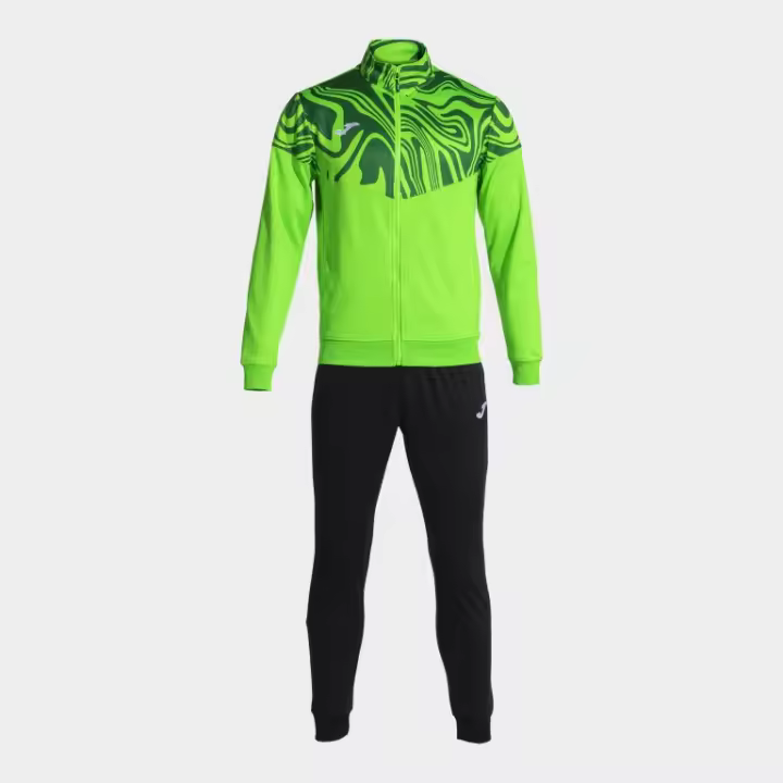 Chándal Hombre Joma Lion II 103771 Verde Flúor Negro 021 Confortable - 1