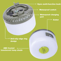 Cadena De Luz Portátil Y Escalable Para Camping Al Aire Libre Recargable Por USB Impermeable Cadena De Luz Colgante Para Suelo De Tenda Atmosfera - details 10
