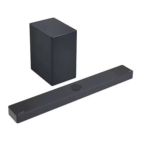Barra de Sonido LG SC9S - 400W, 3.1.3 Canales, Dolby Atmos, DTS:X, Subwoofer Inalámbrico, Bluetooth, IA Ready, Gris Oscuro - 1