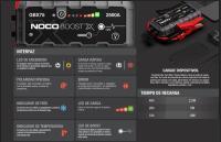 NOCO Boost X GBX75: Arrancador de Batería de Litio de 2500A UltraSafe – Antichispas y Protección contra Polaridad Inversa – Power Bank USB y Linterna LED – para Motores de Gasolina 8,5L y Diésel 6,5L - details 2