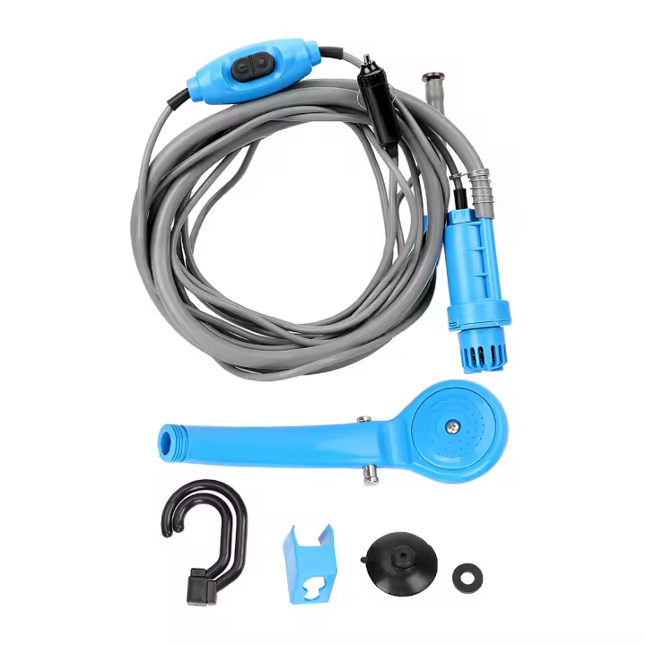 Ducha de Coche Portátil DC 12V, Herramienta de Limpieza para Acampar y viajar al Aire Libre - 1