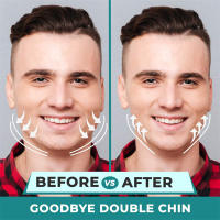Entrenador De Mandíbula 2pcs 50/60Lbs Redefine Jawline Trainer Elimina Double Chin Facial Chew Bite Muscular Anti-stress Equipo De Fitness Para El Rostro Material De Silicona - details 4