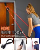 Bandas de tracción para entrenamiento de fuerza Fitness Pilates Yoga Stretch Toning Bandas de trazado Incluye Ancl de Puerta - details 2