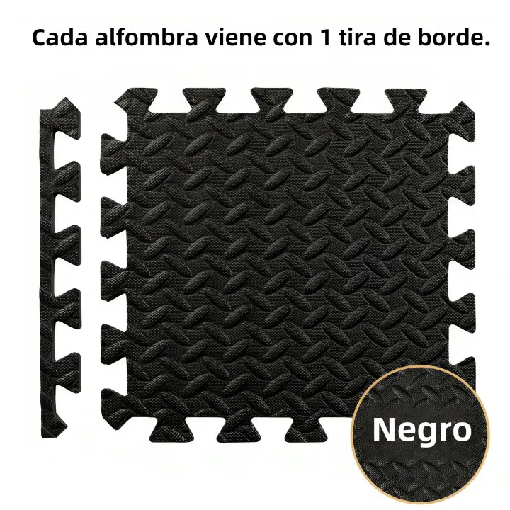 Puzzle De Piso De Gimnasio Tatami Suelo De Fitness Interlocking EVA Para Niños Y Adultos Material De Espuma Suave Y Antideslizante - 1