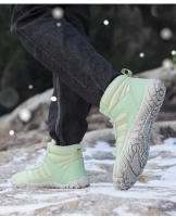 Zapatos De Camuflaje Unisex Para Invierno Impermeables Con Lining De Piel Algodón Caliente Para Senderismo Y Caminar En La Naturaleza - details 16