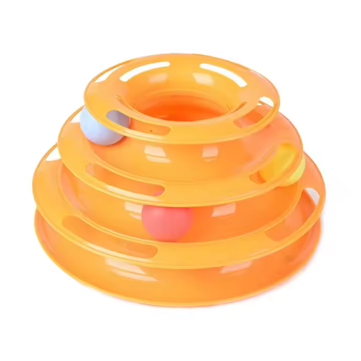 Torre De Juguete Para Gatos Con 4 Niveles Ratón Giratorio Y Bolas Interactivas Para Entrenamiento Inteligente Y Diversiones - 1
