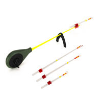 Juego De 5 Piezas De Caña De Pescar Para Hielo Portátil Mini 70/100/130mm Invierno Río Estuario Mar Accesorios Impermeables Para Pescar - details 0