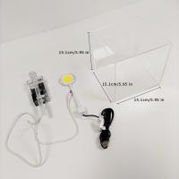 Acuario Ecológico De Acrílico Transparente Para Escritorio De Oficina Pequeño Tanque De Agua Con Hierba Para Camarones Y Tortugas - details 2