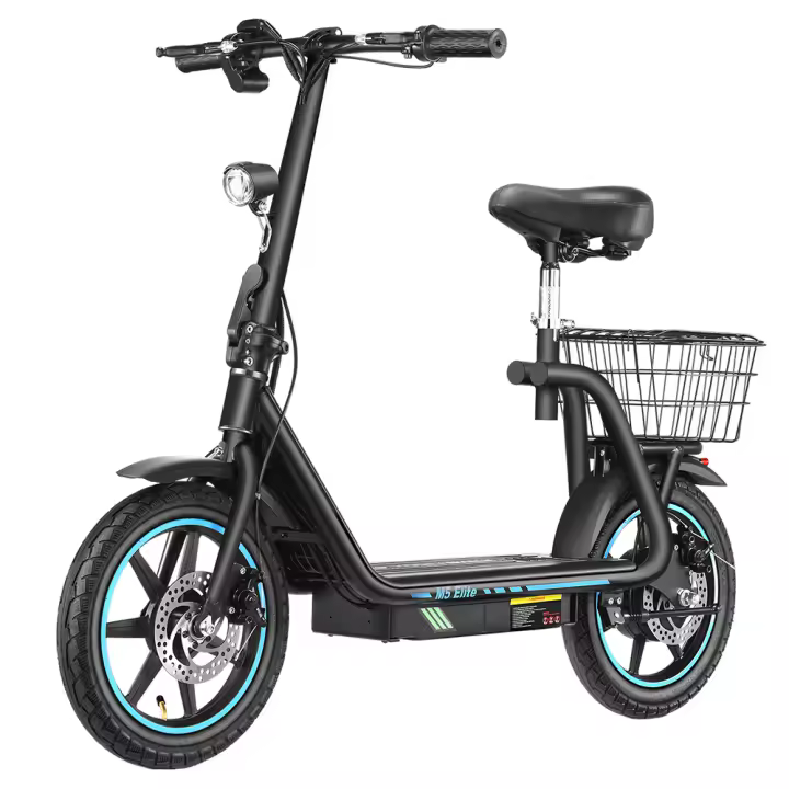 HONEYWHALE M5 Elite Patinete Eléctrico Neumático de 14 pulgadas Motor de 500W Batería de 48V 13Ah Rango de 40~45km Velocidad máxima de 40 km/h, Sistema de Iluminación LED, Cesta resistente, Sistema de plegado, A prueba de agua - 1