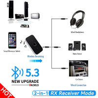 Transmisor y receptor de Audio B6 2 en 1 con Bluetooth 5,3, 3,5mm, AUX + RCA, batería de 600mAh, adaptador inalámbrico para coche, PC, TV, auriculares - details 1