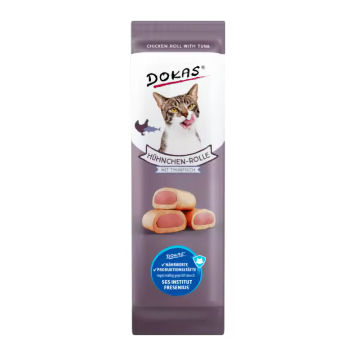 DOKAS Rollos de Pollo con Atún (32x10gr) - 1