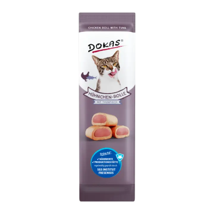 DOKAS Rollos de Pollo con Atún (32x10gr) - 1