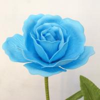Gran Rosa De Poliéster Artificial Para Decoración De Boda Exhibición De Ventana Escenario Y Día De San Valentín - details 4