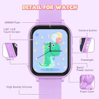 Reloj inteligente para niños, juguetes educativos para niñas, regalos con audiolibros, tarjetas de apendizaje, Juegos de rompecabezas, portátil con pantalla HD Cámara, interior con podómetro musical - details 2