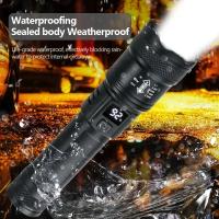 Linterna LED Recargable Super Brillante De 3000000LM Con Batería Integrada Torcha De Alta Potencia Para Camping Y Uso Diario - details 8