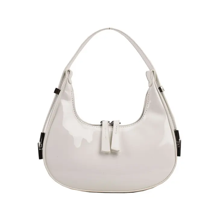 Bolso de mujer de Charol de Diseño de Nicho de alta gama Bolsa de hombre de moda y versátil Bolsa de axilas tendencia - 1