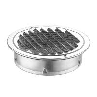 Tapa De Ventilación Duradera De Acero Inoxidable 201 Para Exterior 75-200MM Grille De Tubo Redondo De Ventilación Resistente a La Corrosión - details 16