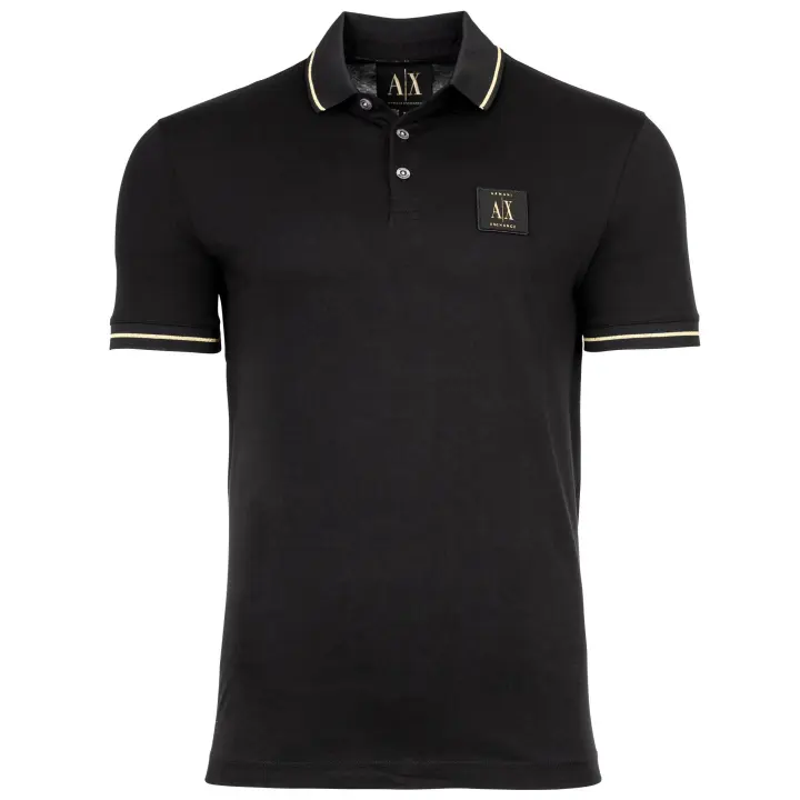 A|X ARMANI EXCHANGE polo hombre - Camiseta, unicolor, algodón - 1