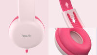 Havit H211D  Casco Especialmente Diseñado para Niños  - Auriculares Seguros para la Audicón de los mas Pequeños  por Estar Limitados a 82db y Cómodos con Micrófono, , Conexión de 3.5mm, Diseño a la Moda y Duradero - Perfecto para Música y Aprendizaje - details 0