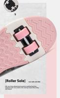Nuevos Patines LED Para Niñas Cuatro Ruedas Invisible Zapatillas De Rodar Para Niños Y Niñas Algodón Transpirable Caña De Madera Material De Suela De Goma - details 6