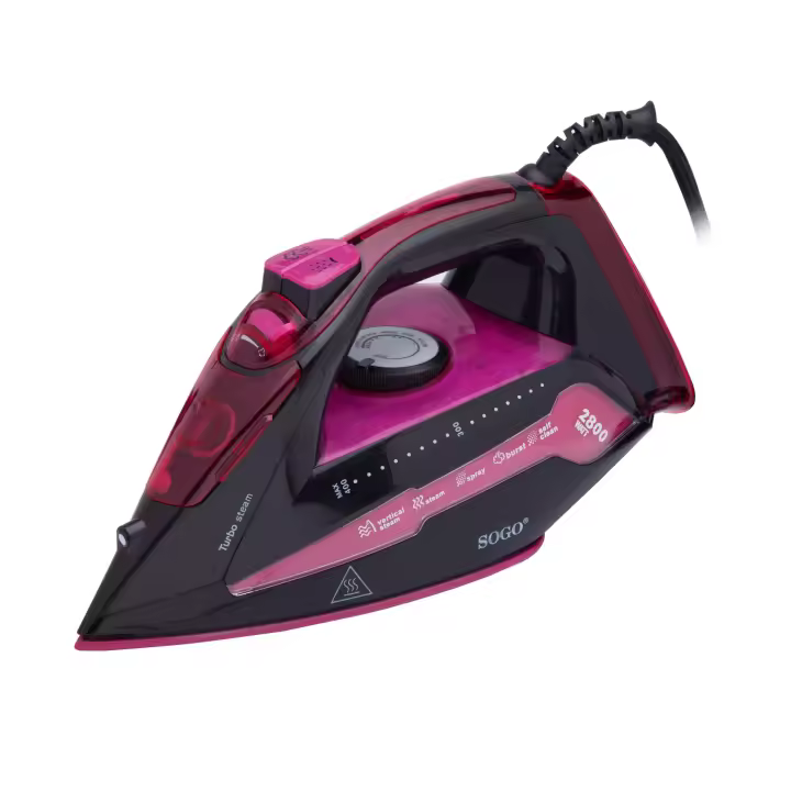 Plancha Sogo Profesional De Cerámica, 0.30L, 2800W - Púrpura - 1