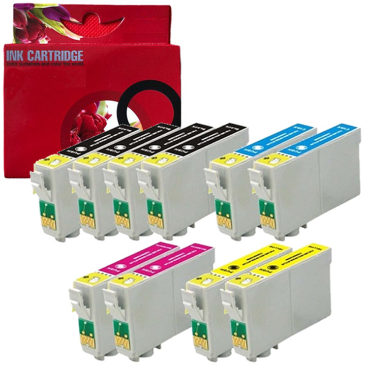 Epson T1295 T1291 T1292 T1293 T1294 Pack 10 tinteiro Compatible T1291 T1292 T1293 T1294