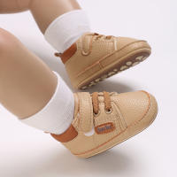 Zapatos Para Bebé 0-18 Meses Niño Y Niña Suéter De Cuero PU Suave Suela De Goma Antideslizante Zapatos Casuales Para Todoterreno - details 32