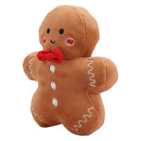 Muñeco De Galleta De Navidad De Peluche Suave Juguete De Almohada Cómoda Decoración Para El Hogar Regalo Para Niños - details 3