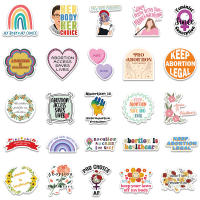 50PCS Etiquetas Impermeables De Graffiti De Derechos Femininos Y Movimiento Antinatalistas Para Decoración De Vaso Creativo Y Moderno Tamaño Variado Para Adolescentes Adultos Niños Amigos - details 5