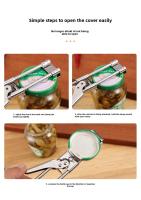 Aguja De Botella De Acero Inoxidable Con Tapa Giratoria Manual Antideslizante Herramienta De Cocina Abrebotellas Ajustable - details 6