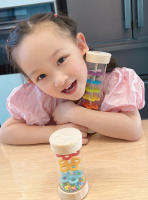 Juguete Educativo Montessori Para Bebés Llovizna Arcoíris Vaso De Arena Música Rattle Juguete Sensorial Para Niños - details 1