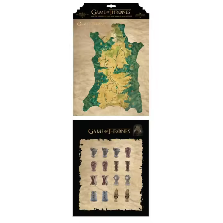 Set imanes Juego de Tronos Poniente Mapa Marcadores seguimiento temporadas - 1
