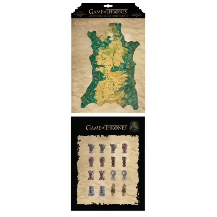 Set imanes Juego de Tronos Poniente Mapa Marcadores seguimiento temporadas - 1