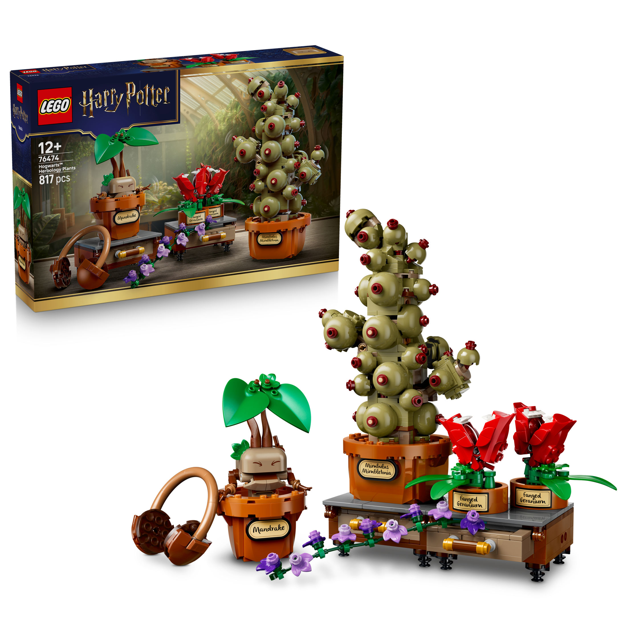 [PREVENTA] LEGO® 76474 Harry Potter Hogwarts: Plantas de Herbología - Juguete Interactivo