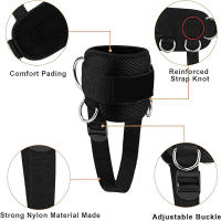 Dispositivo De Entrenamiento Muscular De Rodilla Para Levantamiento De Glúteos Y Piernas Bellas Anillo De Tobillo Con Fijador De Rodilla Protección De Tendón De Aquiles - details 3