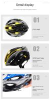 Casco De Bicicleta MTB Ajustable Para Hombres Y Mujeres Seguridad Deportiva Ciclismo Montaña Carretera Padded Hat Accesorios - details 7