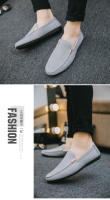 Zapatos Casuales Para Hombre Lona Slip on Loafers Moda Lujo Zapatos De Vestir Formales Para Boda Y Fiesta Talla Grande - details 5
