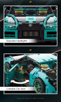 Bloques De Construcción Técnicos Nissaned GTR 1001PCS Vehículo Deportivo De Carreras Para Niños Y Adultos Regalo Ideal Para Cumpleaños Y Navidad - details 6