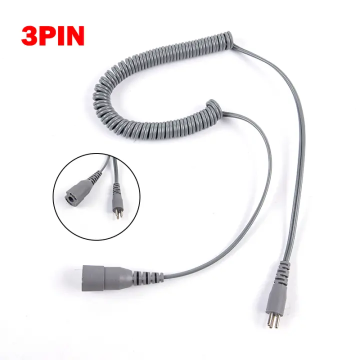 Accesorio De Máquina Eléctrica Para Uñas 30000 RPM Mano De Herramienta De 10mm Cables De Potencia Para Taladro De Uñas Cuerda Gris - 1