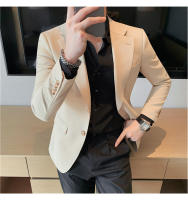 Chaqueta De Traje Para Hombre Estilo Elegante Monabroca Calidad Superior Casual Formal Color Sólido Ajustada 2024 - details 12