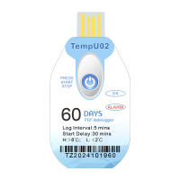 Logger De Temperatura USB Registrador De Datos De Humedad Y Temperatura Single Use Con Reporte PDF 30/60/90 Días Puerto USB 10000 Puntos - details 0