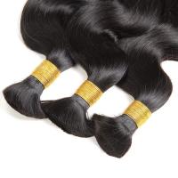 Cuerpo Onda 100% Cabello Humano En Lote Sin Costuras Cabello Brasileño Virgen Negra Natural Para Trecear Desenrollado Remy Origin China - details 2