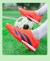 Zapatos De Fútbol Para Hombre TF/FG Uso Interior Botas De Campo Profesionales Entrenamiento Deportivo Suela De Goma Transpirables Talla True - details 46