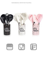 Set De Utensilios De Cocina En Silicona Rosa 18 Piezas Herramientas De Cocina Ecológicas Y Prácticas Incluye Tampones Medidora - details 1
