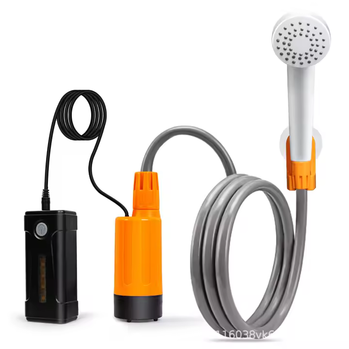 Ducha Portátil Multifunción – Sistema de Lavado para Camping,   Mascotas (Carga USB) - 1