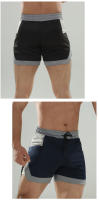Shorts Deportivos Para Hombre Secado Rápido Running Con Bolsillos Accesorios De Gimnasio Y Fitness Material Ligero - details 9