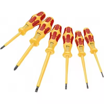 Wera 1060 i/1065 i/6 Juego de destornilladores Kraftform VDE, 6 piezas - 1