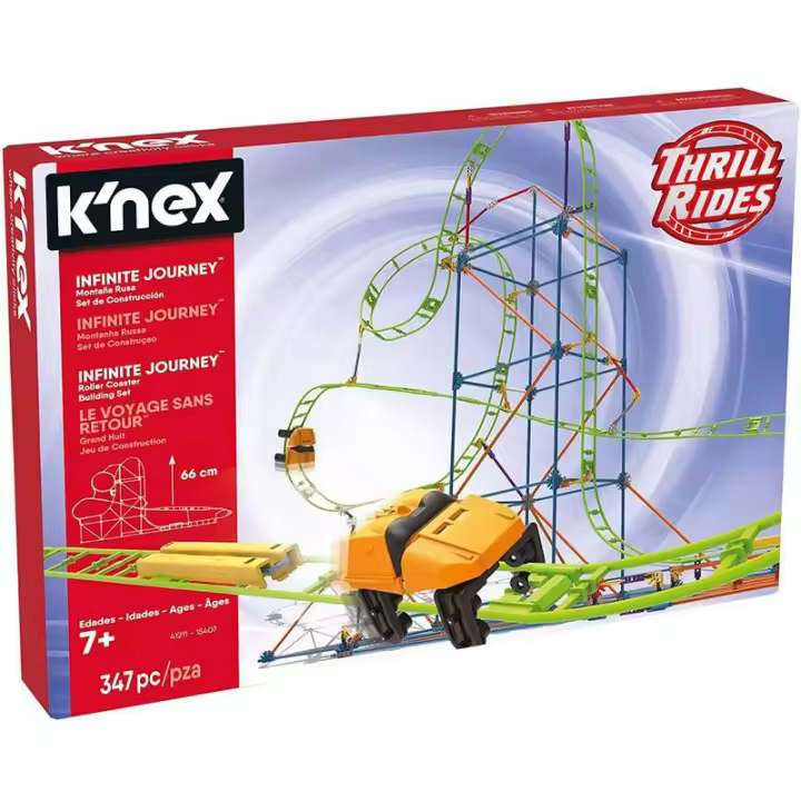 Motaña rusa de KNEX thrill ride de 347 piezas  para construir - 1