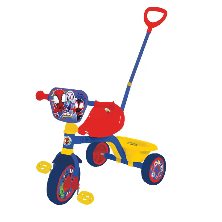 TRICICLO SPIDERMAN CON PEDALES - 1